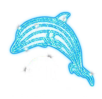 Дельфин с мячом 3D