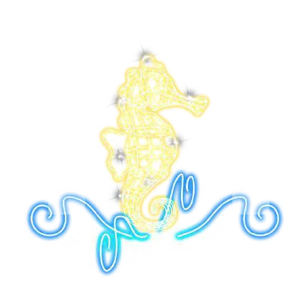 Морской конёк 3D